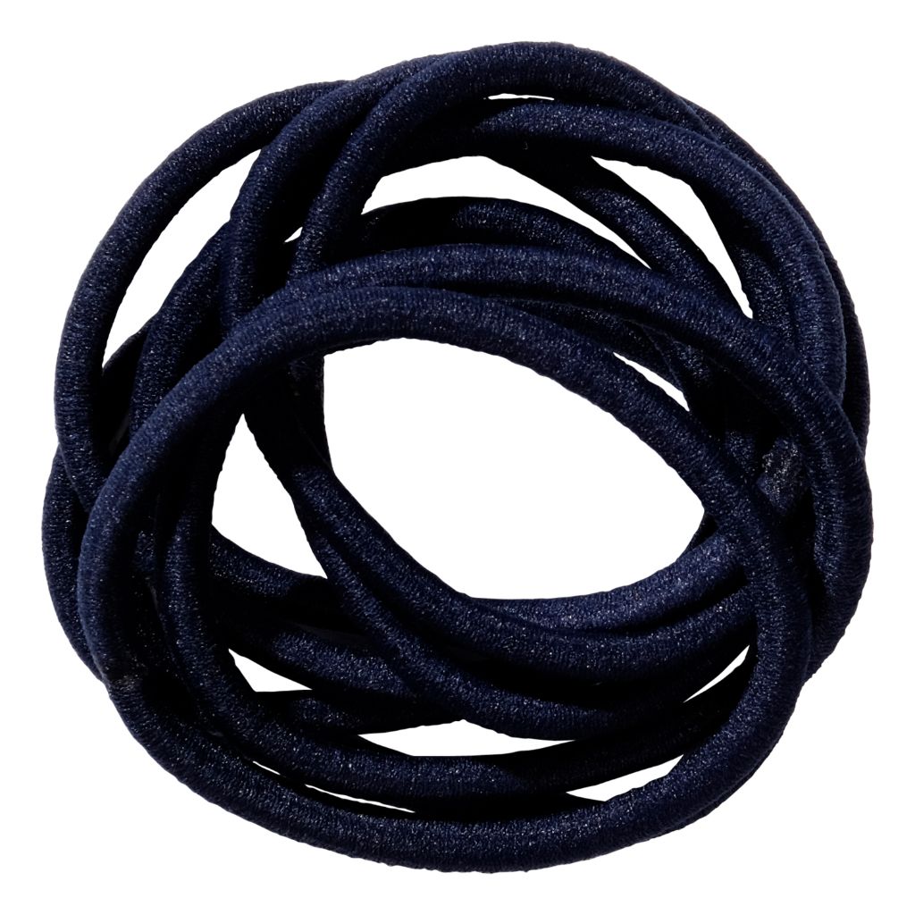 School Hair Accessories navy blue elastics