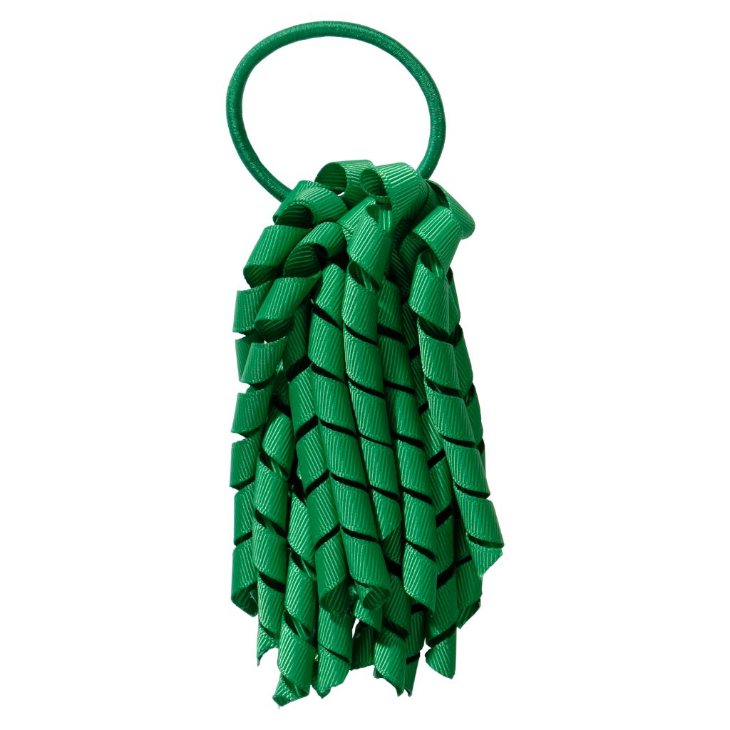School hair accessories Korker Elastic hair tie green