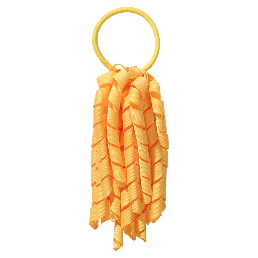 School hair accessories Korker Elastic hair tie Yellow