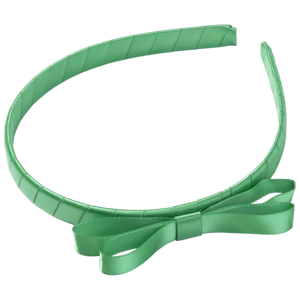 School Hair Accessories green bow headband