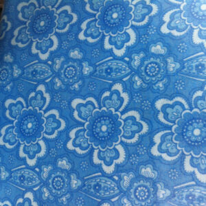 Blue Paisley water resistant fabric School accessories