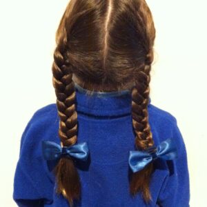 how to plait long hair