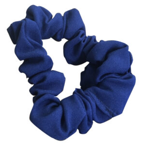 Navy Blue School Scrunchie