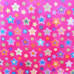 Pink Star water resistant fabric School accessories